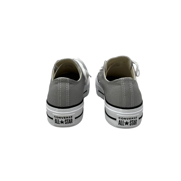Converse Ctas Lift Platform Low Top Shoe Gray Canvas Women Size Sneakers A07573F - Picture 6 of 15